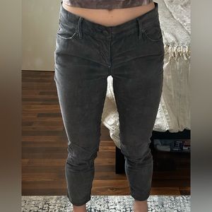 Free People dark grey corduroy pants, size 28